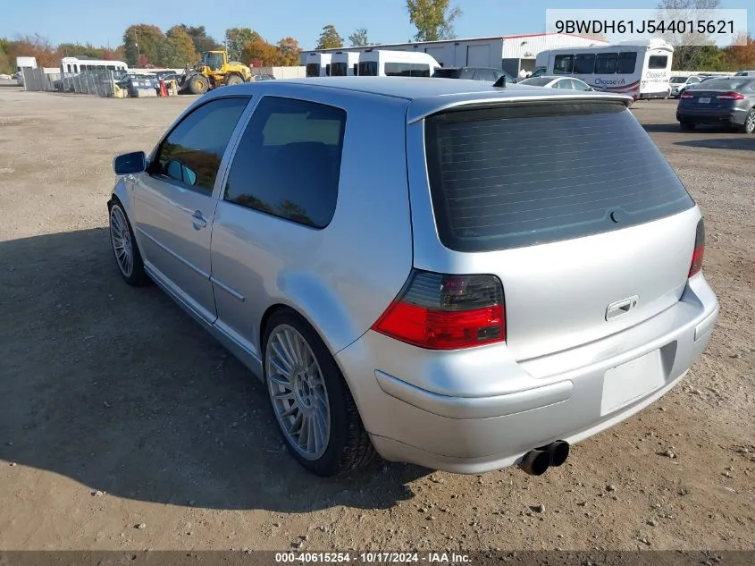 2004 Volkswagen Gti Vr6 VIN: 9BWDH61J544015621 Lot: 40615254