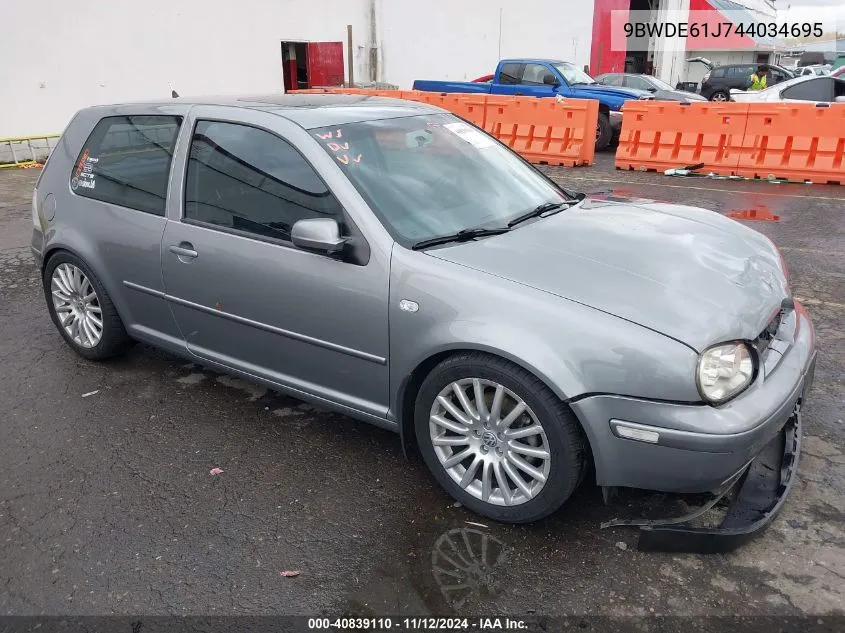 2004 Volkswagen Gti 1.8T VIN: 9BWDE61J744034695 Lot: 40839110