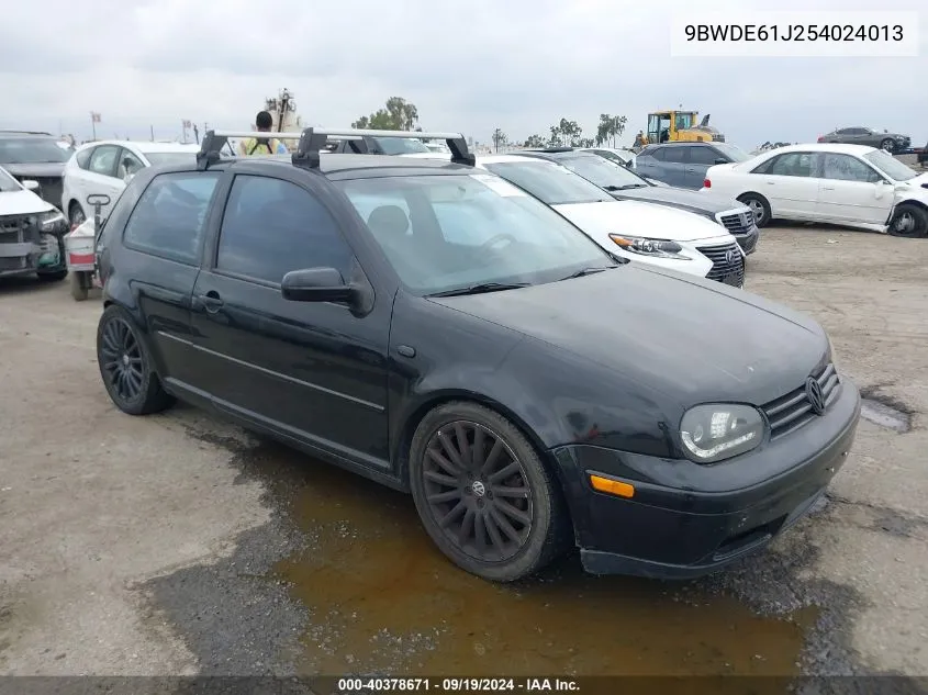 2005 Volkswagen Gti 1.8T VIN: 9BWDE61J254024013 Lot: 40378671