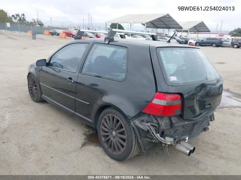 2005 Volkswagen Gti 1.8T VIN: 9BWDE61J254024013 Lot: 40378671