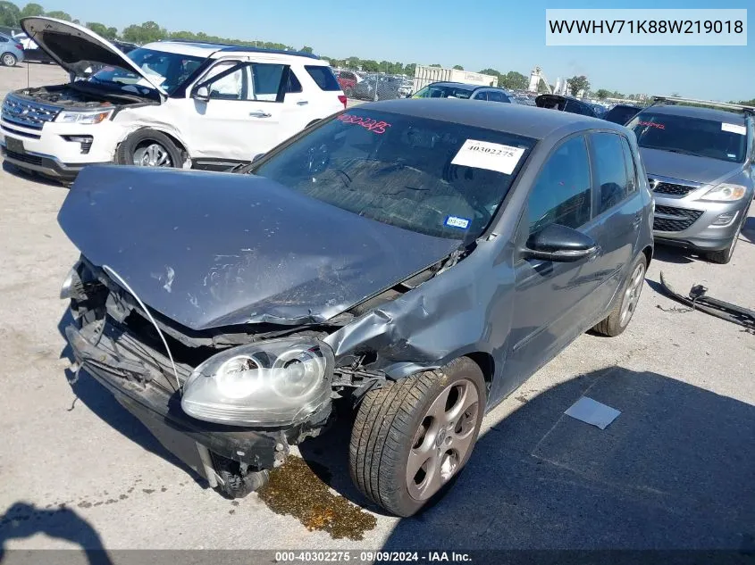 WVWHV71K88W219018 2008 Volkswagen Gti 4-Door