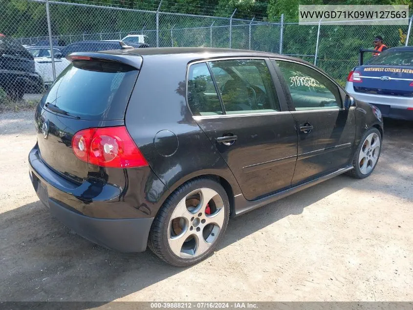 WVWGD71K09W127563 2009 Volkswagen Gti 4-Door