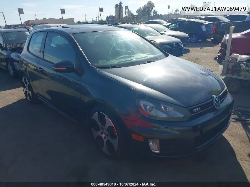 2010 Volkswagen Gti 2-Door VIN: WVWED7AJ1AW069479 Lot: 40549019