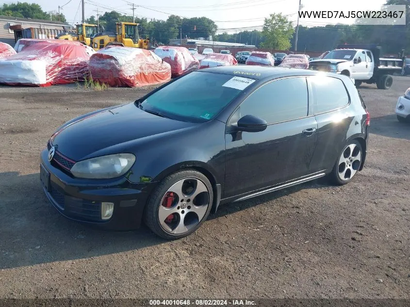 WVWED7AJ5CW223467 2012 Volkswagen Gti 2-Door