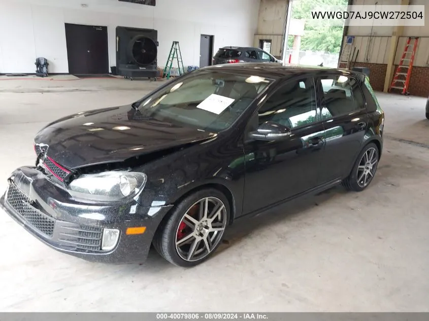 WVWGD7AJ9CW272504 2012 Volkswagen Gti 4-Door