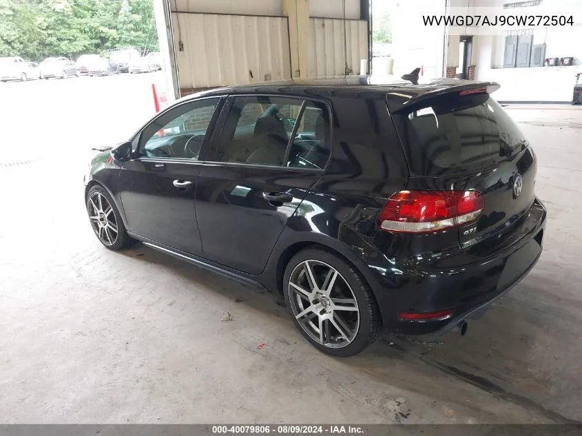 WVWGD7AJ9CW272504 2012 Volkswagen Gti 4-Door