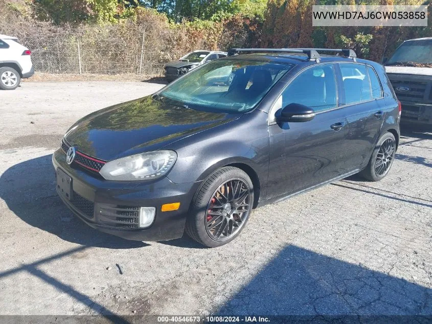 WVWHD7AJ6CW053858 2012 Volkswagen Gti 4-Door Autobahn