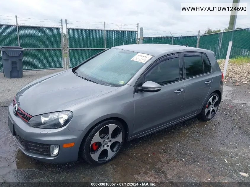 WVWHV7AJ1DW124690 2013 Volkswagen Gti 4-Door