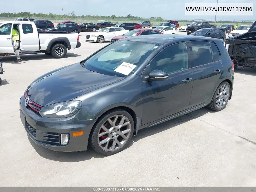 WVWHV7AJ3DW137506 2013 Volkswagen Gti Drivers Edition