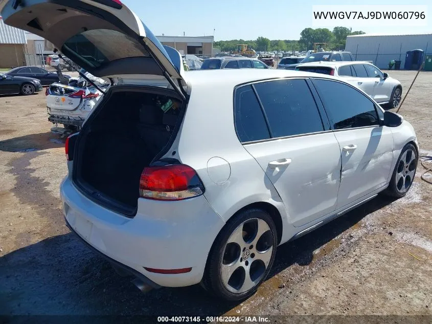 WVWGV7AJ9DW060796 2013 Volkswagen Gti 4-Door