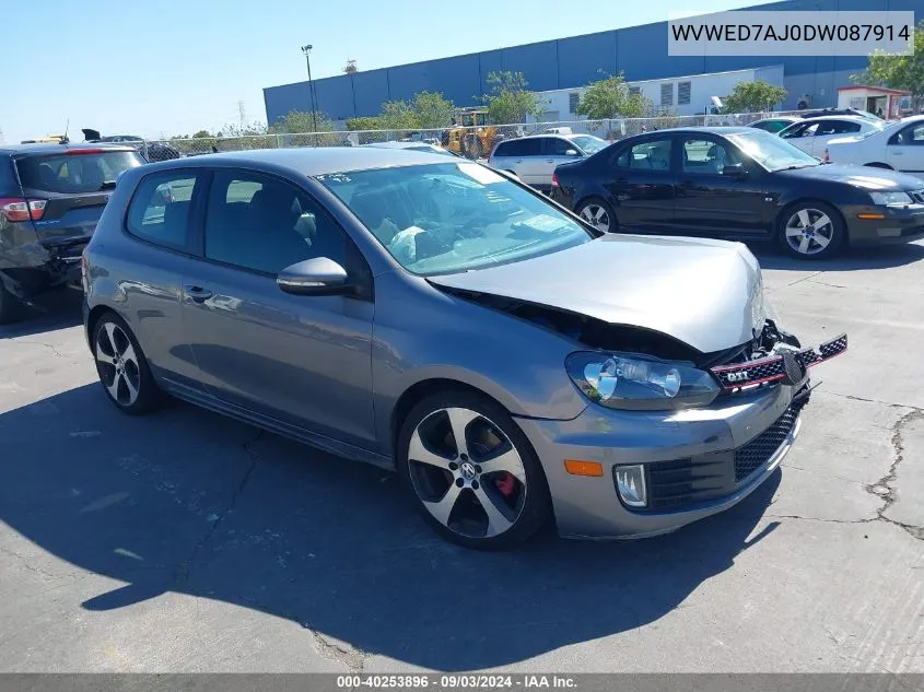 WVWED7AJ0DW087914 2013 Volkswagen Gti 2-Door