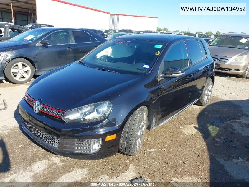 WVWHV7AJ0DW134952 2013 Volkswagen Gti Drivers Edition