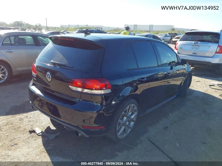 WVWHV7AJ0DW134952 2013 Volkswagen Gti Drivers Edition