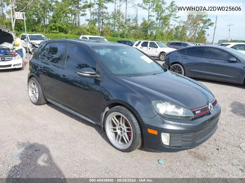 2013 Volkswagen Gti 4-Door VIN: WVWHD7AJ2DW025606 Lot: 40439800