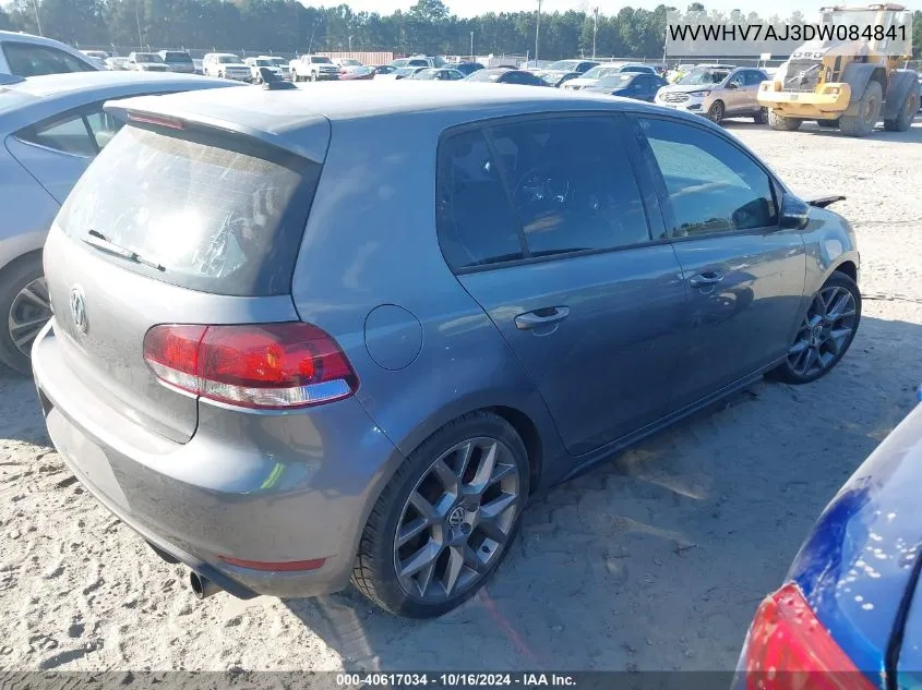 2013 Volkswagen Gti 4-Door VIN: WVWHV7AJ3DW084841 Lot: 40617034