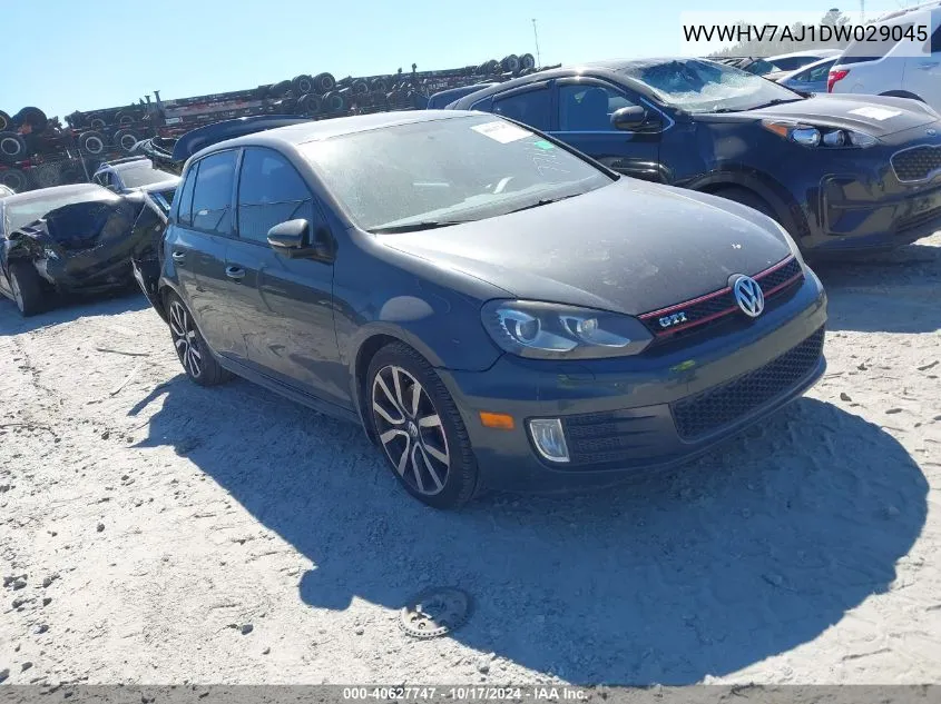 2013 Volkswagen Gti 4-Door Autobahn VIN: WVWHV7AJ1DW029045 Lot: 40627747