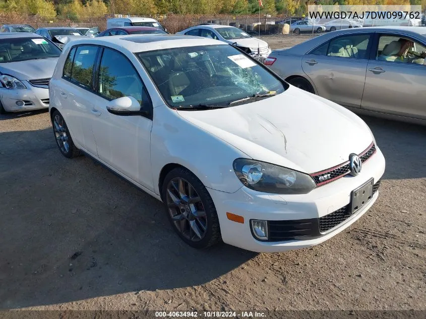 2013 Volkswagen Gti 4-Door VIN: WVWGD7AJ7DW099762 Lot: 40634942