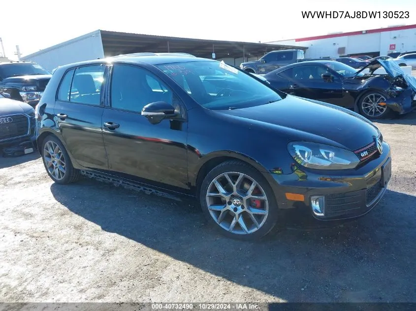 2013 Volkswagen Gti Drivers Edition VIN: WVWHD7AJ8DW130523 Lot: 40732490