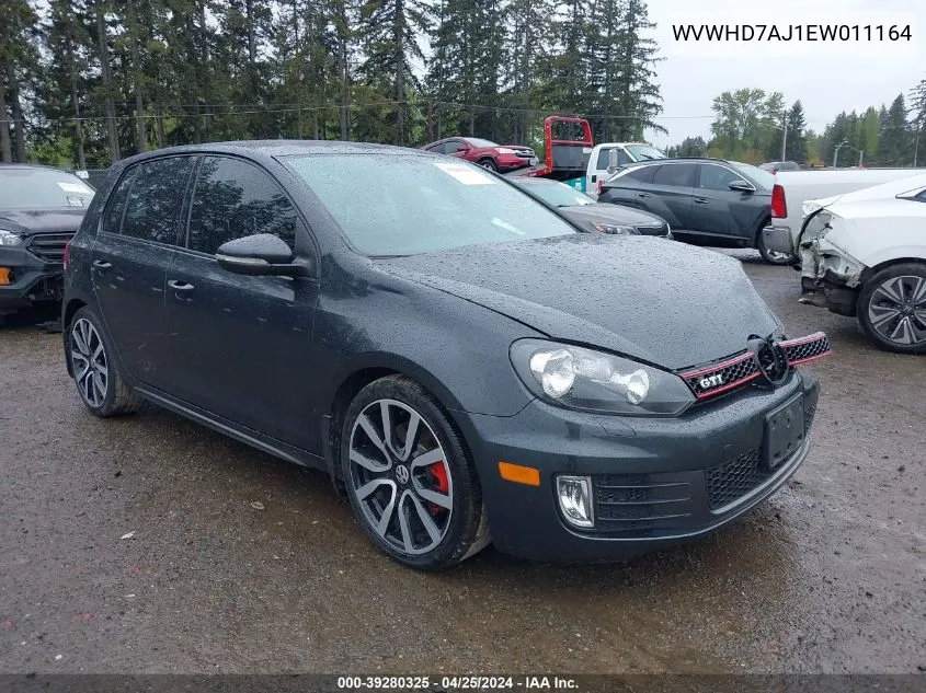 2014 Volkswagen Gti Wolfsburg Edition VIN: WVWHD7AJ1EW011164 Lot: 39280325