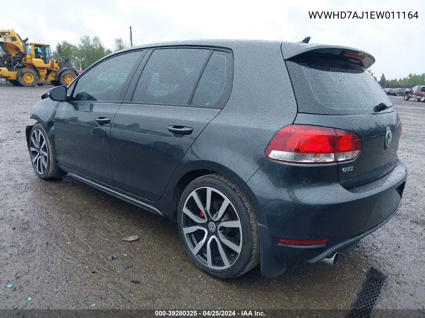 WVWHD7AJ1EW011164 2014 Volkswagen Gti Wolfsburg Edition