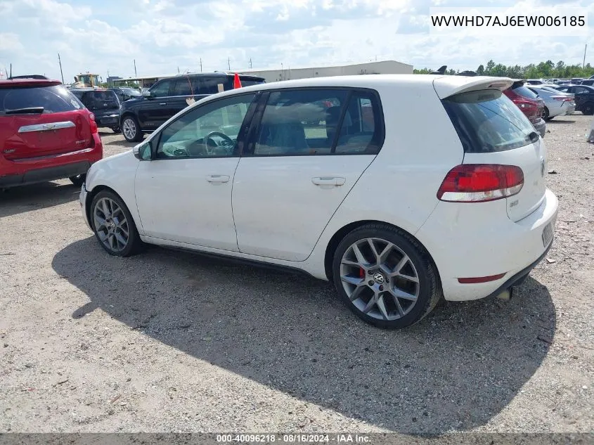 WVWHD7AJ6EW006185 2014 Volkswagen Gti Driver's Edition