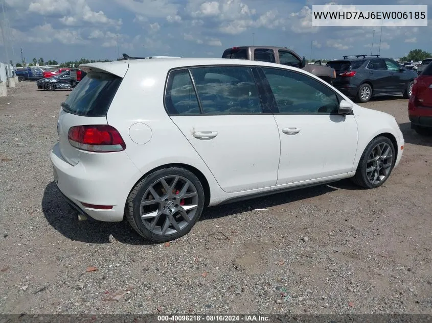 2014 Volkswagen Gti Driver's Edition VIN: WVWHD7AJ6EW006185 Lot: 40096218