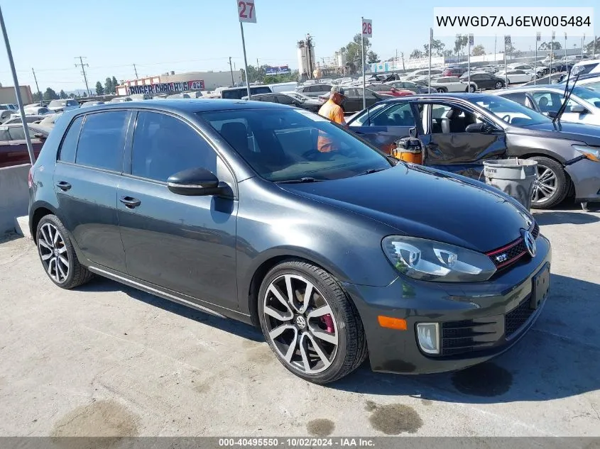 2014 Volkswagen Gti Driver's Edition VIN: WVWGD7AJ6EW005484 Lot: 40495550