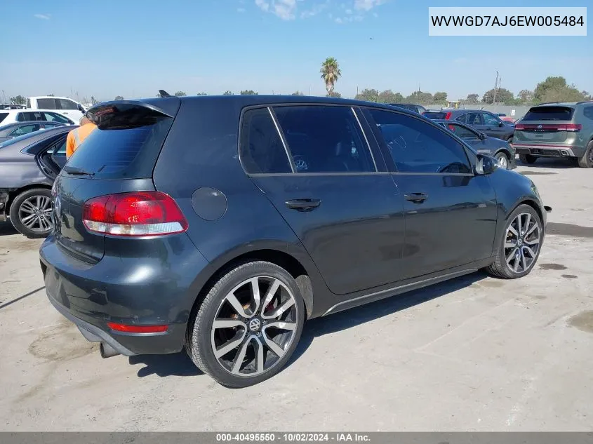 WVWGD7AJ6EW005484 2014 Volkswagen Gti Driver's Edition