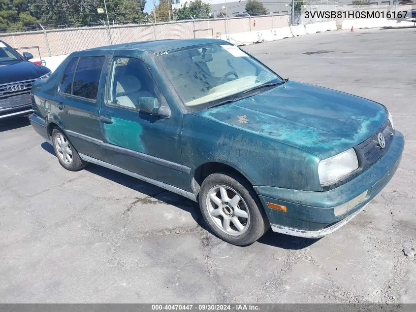 1995 Volkswagen Jetta Iii Gls VIN: 3VWSB81H0SM016167 Lot: 40470447