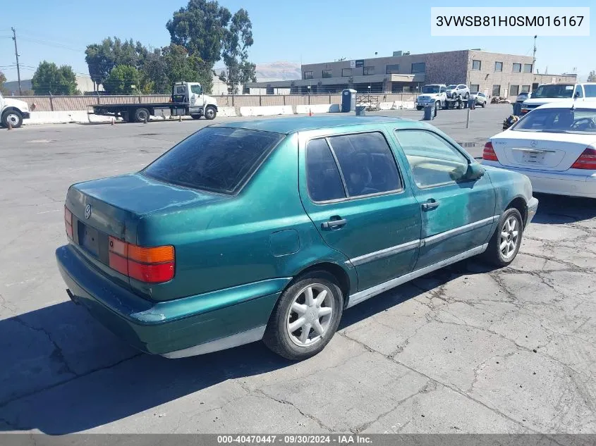 3VWSB81H0SM016167 1995 Volkswagen Jetta Iii Gls