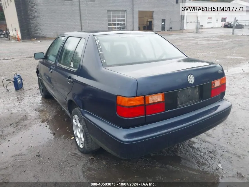 3VWRA81H5TM017771 1996 Volkswagen Jetta Gl