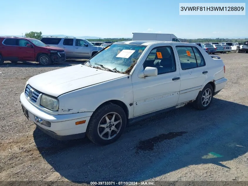 3VWRF81H3WM128809 1998 Volkswagen Jetta Tdi