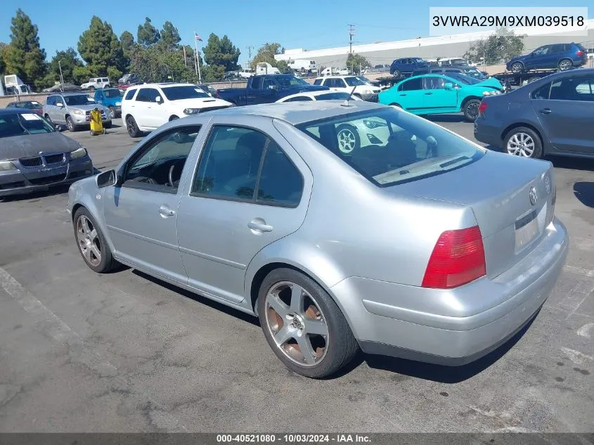 3VWRA29M9XM039518 1999 Volkswagen Jetta Gl