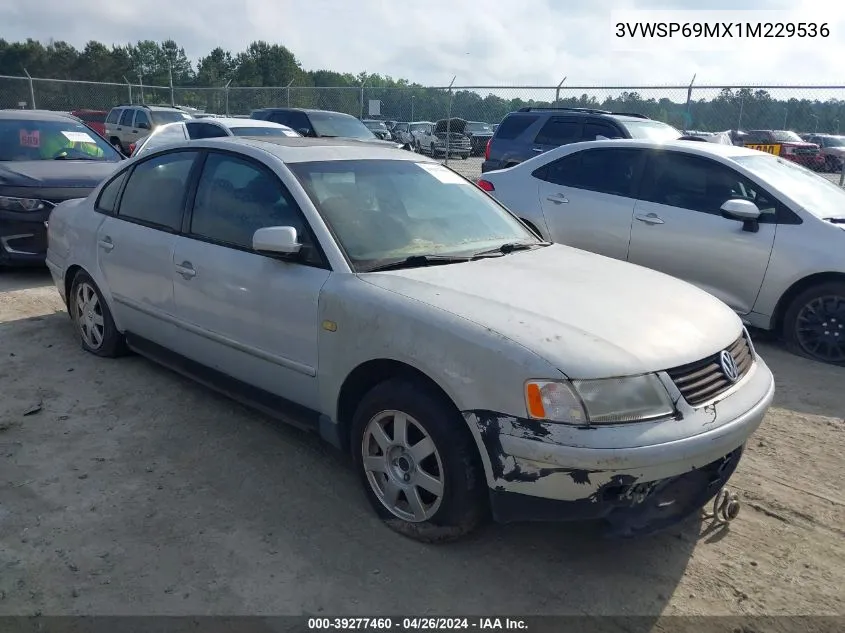 2001 Volkswagen Jetta Gls Tdi VIN: 3VWSP69MX1M229536 Lot: 39277460