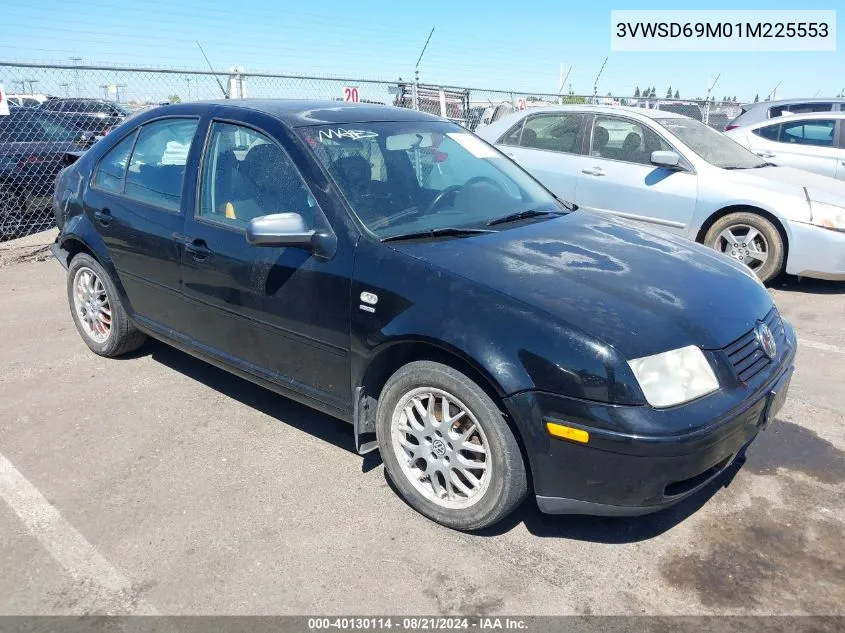 2001 Volkswagen Jetta Gls VIN: 3VWSD69M01M225553 Lot: 40130114