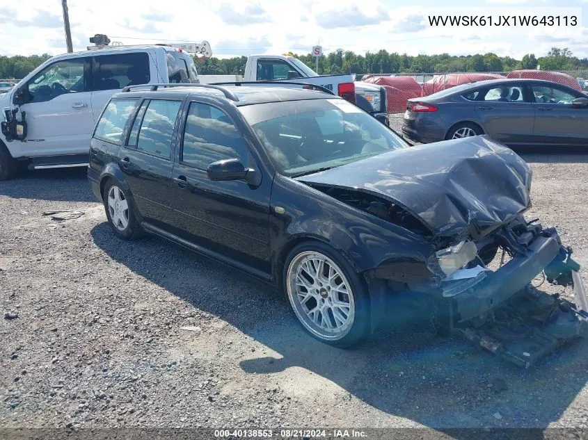 WVWSK61JX1W643113 2001 Volkswagen Jetta Gls