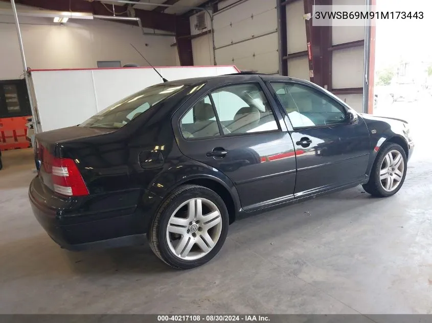 3VWSB69M91M173443 2001 Volkswagen Jetta Gls