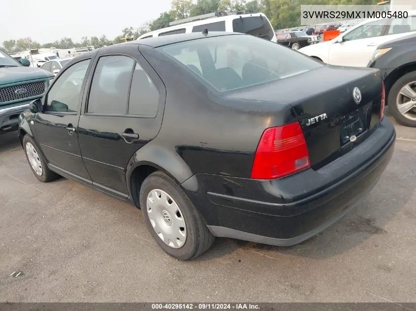 3VWRS29MX1M005480 2001 Volkswagen Jetta Gl