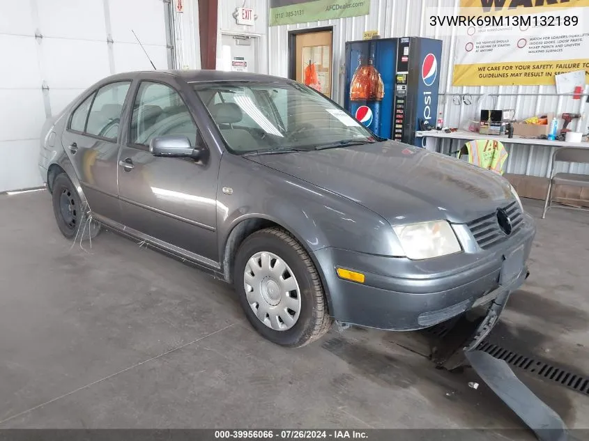 2003 Volkswagen Jetta Gl VIN: 3VWRK69M13M132189 Lot: 39956066