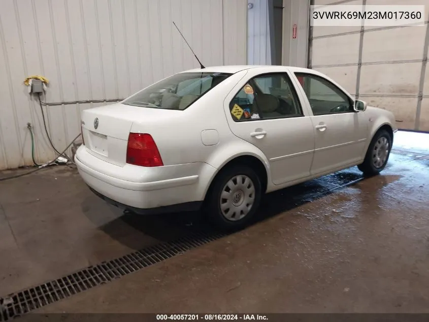 3VWRK69M23M017360 2003 Volkswagen Jetta Gl