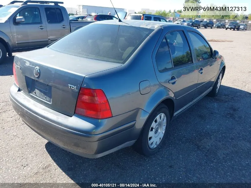 3VWRP69M43M127313 2003 Volkswagen Jetta Gl Tdi