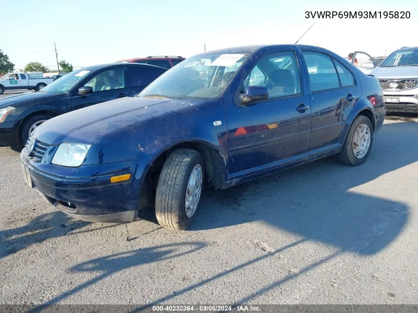 3VWRP69M93M195820 2003 Volkswagen Jetta Gl Tdi