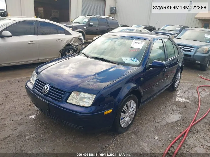 3VWRK69M13M122388 2003 Volkswagen Jetta Gl