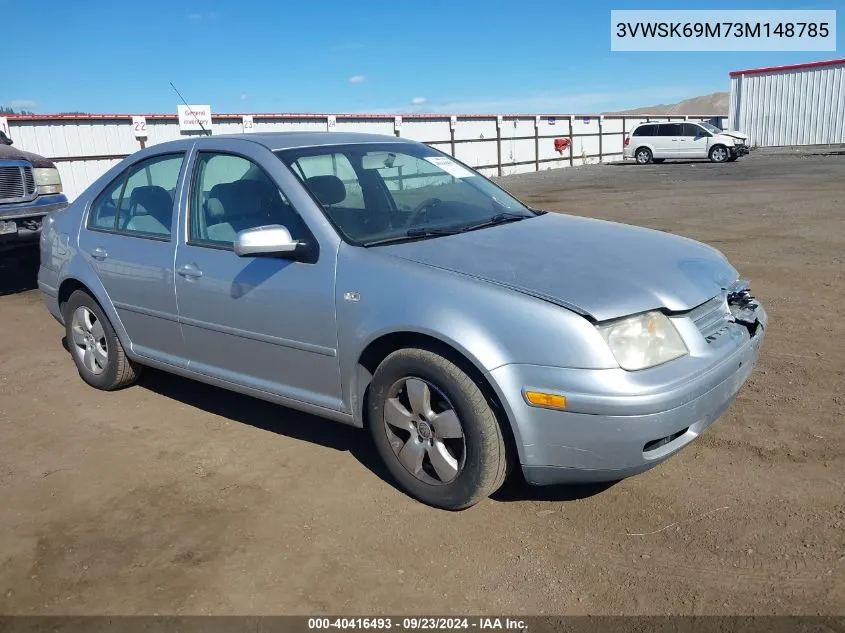 2003 Volkswagen Jetta Gls VIN: 3VWSK69M73M148785 Lot: 40416493