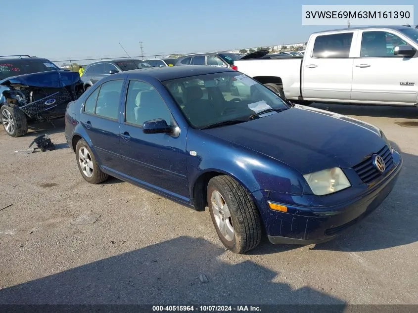 2003 Volkswagen Jetta Gls VIN: 3VWSE69M63M161390 Lot: 40515964