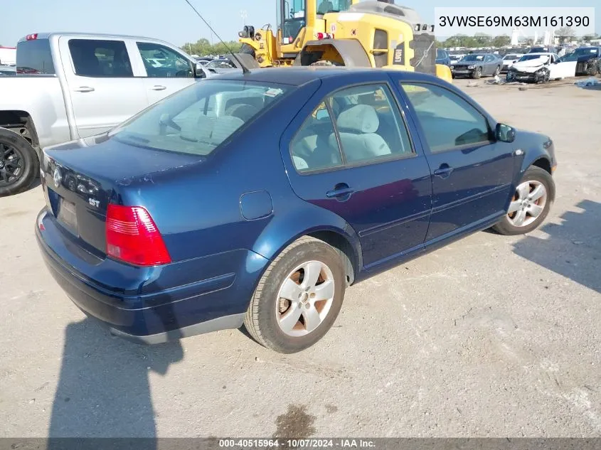 2003 Volkswagen Jetta Gls VIN: 3VWSE69M63M161390 Lot: 40515964