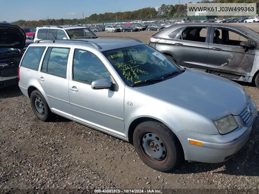 WVWRK61J03W499363 2003 Volkswagen Jetta Gl