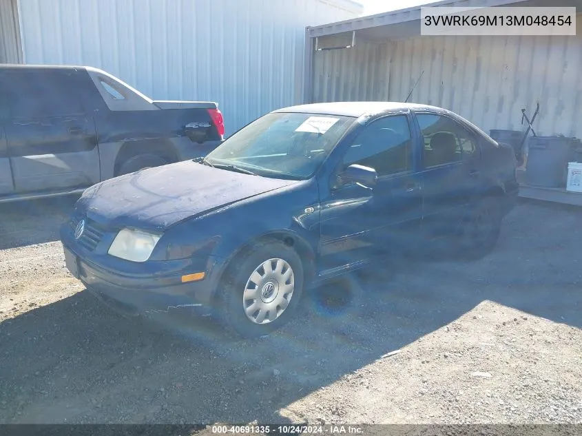 2003 Volkswagen Jetta Gl VIN: 3VWRK69M13M048454 Lot: 40691335