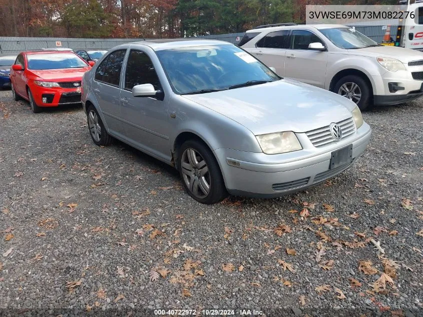 2003 Volkswagen Jetta Gls 1.8T VIN: 3VWSE69M73M082276 Lot: 40722972