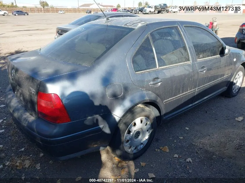 3VWRP69M43M127313 2003 Volkswagen Jetta Gl Tdi